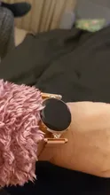 Relojes magnéticos digitales de lujo para mujer, de acero inoxidable, dorado, rosa, LED, de cuarzo, femenino