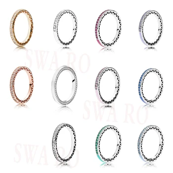 

Classic High Quality Sterling S925 Sparkling Droplets, Classic Hearts Of, Rose Sparkling Droplets, Signature Hearts Of Ring