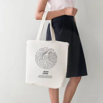 

Angemiel Bag Bucket Bushing Aquartius Large Tote Shopping Beach Bag