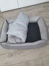 Kennel Pet-Bed Dog Large Warm-Pad Small Waterproof Medium Big 5-Size Winter-Mat Striped