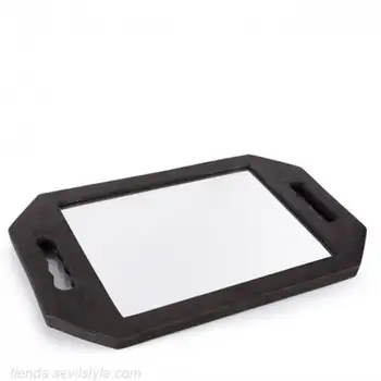 

Unbreakable mirror with Handle Black-Bifull