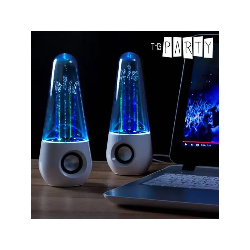 Altavoces Multimedia con LED Dancing Water Th3 Party 6W.