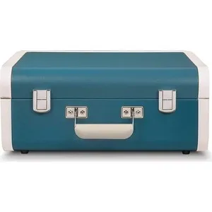 Виниловый проигрыватель CROSLEY PORTFOLIO PORTABLE [CR6252A-TU] turquoise/white c Bluetooth