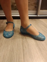 Sandalias para niños zuecos de moda para niñas, sandalias de fiesta de disfraces con agujeros de princesa de cristal, Color caramelo, 2019