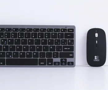 

SUBBLIM COMBO DYNAMIC COMPACT GRAY MOUSE + WIRELESS BLUETOOTH KEYBOARD SLIM 6mm THICKNESS COMPACT