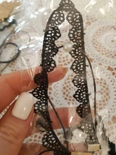 Collar de cadenas de encaje multicapa para niñas, 11 Uds., Gargantilla elástica gótica exquisita, joyería para niños