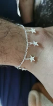 Pentagrama Noctilucent plateado encanto pulsera fluorescente tobillera de moda Linda cadena romántica azul estrella pulseras de aleación