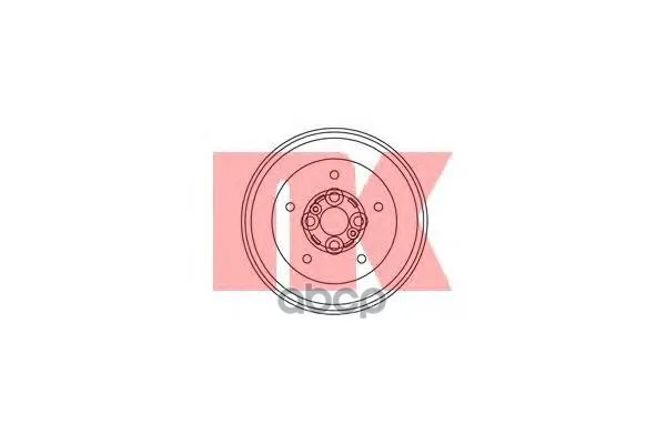 253505nk_барабан Тормозной! Kia Sportage 2.0/2.0td 94-03 Nk 253505 Nk арт. 253505