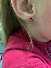 Trusta 100% de Plata de Ley 925 joyería de las mujeres de moda lindo pequeño asimétrico caramelo pendientes con pasador en forma de letra Para Hija chicas DS584