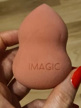 IMAGIC-esponja de maquillaje, esponjilla en forma de lágrima para aplicación de base y corrector en crema, esponja suave, mojar abundantemente con agua antes de utilizar, venta al por mayor