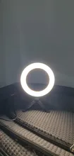 Orsda-Anillo de luz de 6/10 pulgadas con trípode, Anillo de luz LED para selfis, con soporte para Youtube, tok tik, iluminación en vivo para fotografía