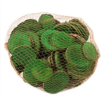 

Yw076 split round for decor, diameter 3-6 cm, thickness 0,4 cm, 250g (green)