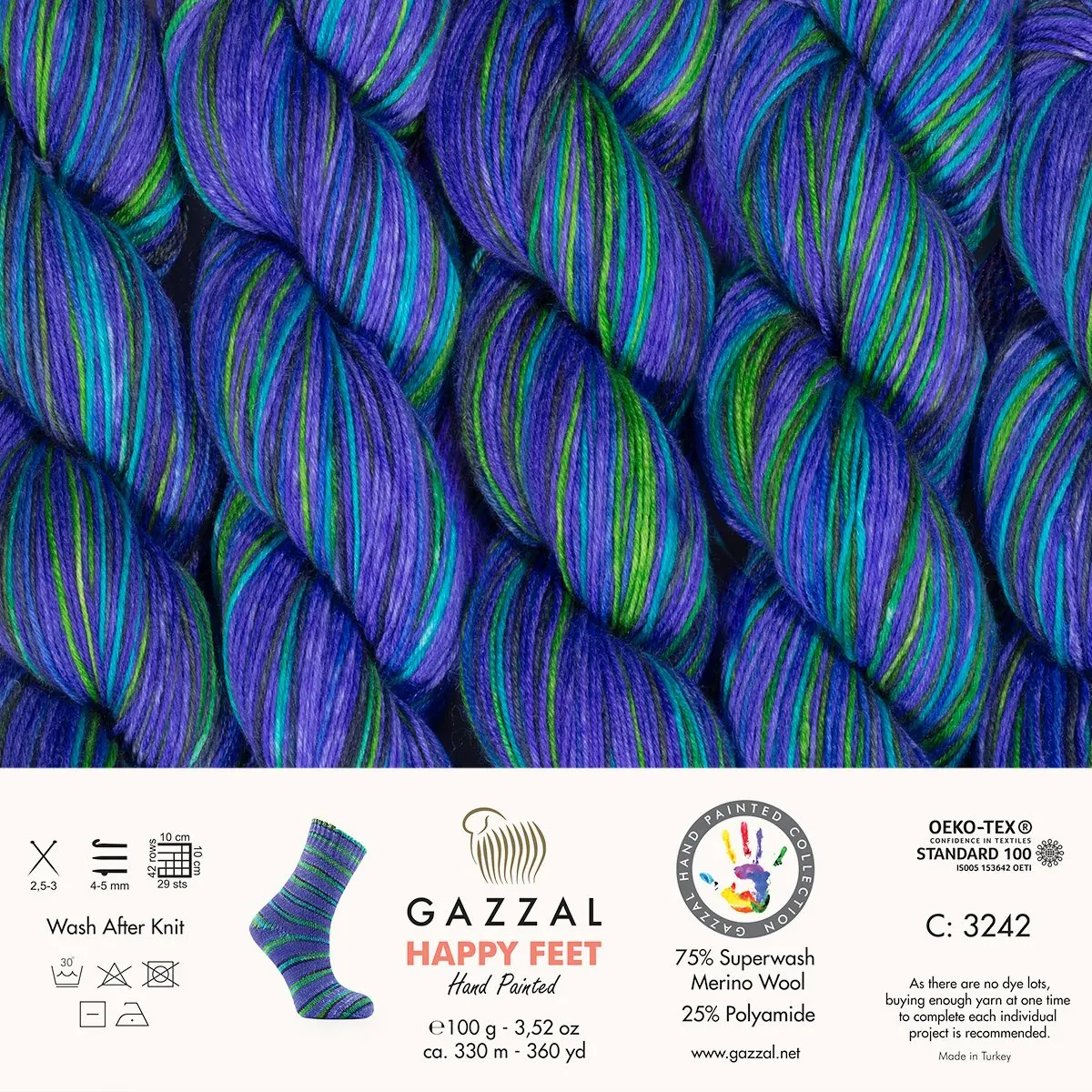 Gazzal Baby Cotton Rainbow Amigurumi Crochet Yarn Acrylic -  in 2023