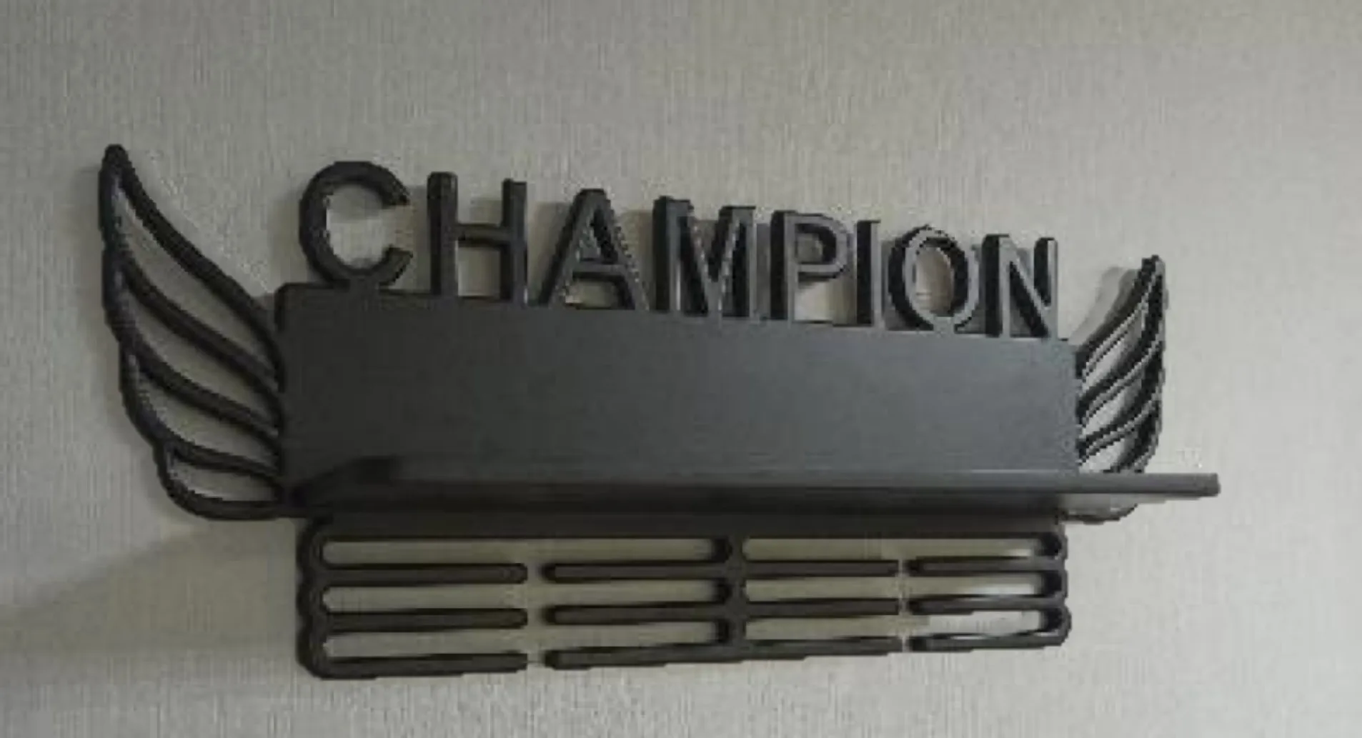 Shelf for cups and medals |