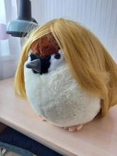 Peluca de pelo corto sintético rosa para Cosplay, para mujeres, Lolita, Amarillo, Azul, Morado, rojo, longitud media, MUMUPI