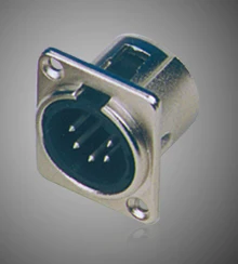 

Ca222 connector panel XLR male 5 p 5-pin, Soundking