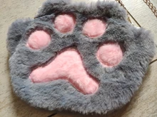 Bolso bandolera con cremallera y cadena con pata de oso para niña, monedero de felpa suave para niño pequeño, accesorios para bebé