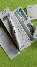 SEAGO-cepillo de dientes eléctrico recargable, compra uno y obtén uno gratis, 4 modos de viaje, con 3 cabezales, regalo