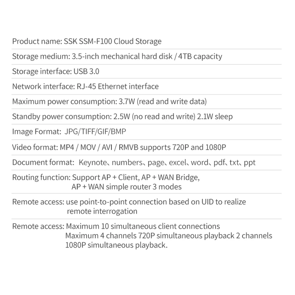 best external hard drive for mac SSK 4TB Personal Cloud Hard Drive ,Network Attached Storage Auto-Backup,Wireless Remote Access, NAS for Phone/Tablet PC/Laptop apple external hard drive