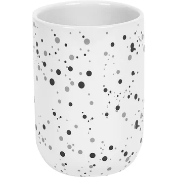 

Toothbrush glass splash ceramic white/black