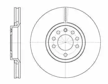 

C3X035ABE FRONT BRAKE DISC OPEL VECTRA C SALOON