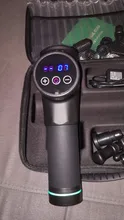 Pistola de masaje de alta frecuencia para relajación muscular, masajeador eléctrico con bolsa portátil, pistola de terapia para fitness