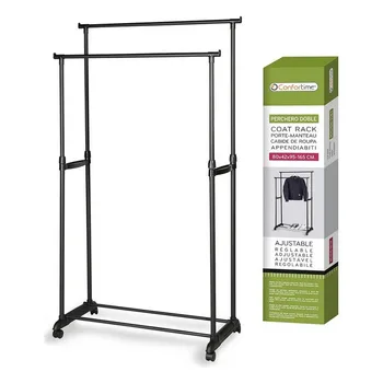

Double Coat Rack Confortime (80 x 42 x 95 cm)
