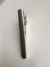 Vnox-Clips de corbata clásicos para hombre, color negro y dorado, Regalos para Él, accesorio de joyería