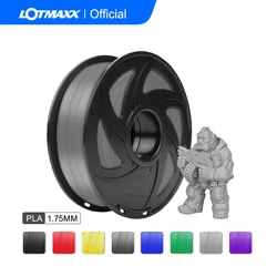 LOTMAXX – Filament d'imprimante 3D en PLA, 1.75mm, 1KG, livraison gratuite depuis l'entrepôt local ue/USA 
