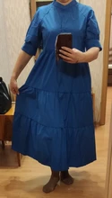 Elegant Dress Casual Robe Vestidos Party VONDA Bohemian Vintage Plus-Size Beach Women's Summer