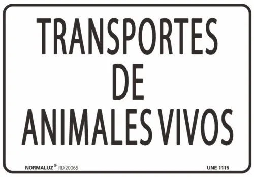 Panneau de transport d'animaux vivants en PVC, 30x40 CM