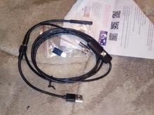 Cámara endoscópica Flexible de 7mm 5,5, endoscopio impermeable IP67, 6 LED, cámara de inspección para Android, Micro USB tipo OTG C