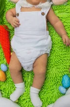 Mono bonito para niños recién nacidos, ropa para bebé (niño o niña), mono de bebé, traje de sol, ropa sólida de algodón y lino para niño 2021