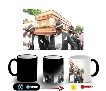 

Magic CUP BLACK DANCING WITH COFFIN magic mug