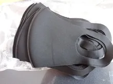 Mascarilla de esquí reutilizable para adultos, pañuelo transpirable de algodón, color negro, a la moda, lavable, protección contra los gérmenes, 25 uds.