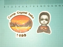 10/30/50 unids/pack películas de Horror grupo Graffiti calcomanías para cuadernos de ordenador de monopatín del teléfono móvil de juguete de dibujos animados caja