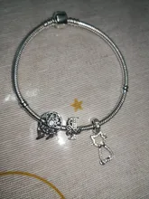 Pulsera de 100% Plata de Ley 925 Original de lujo con cadena de serpiente, pulsera para mujer, joyería auténtica, pulsera de regalo XCHS902