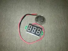 Mini Módulo de pantalla LED Digital, bricolaje, rojo y azul, voltímetro de DC2.5V-32V DC0-100V, medidor de contador de voltaje, Panel para motocicleta y coche