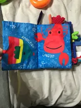 Dinosaurio rabos de animales libro de tela juguete mordedor para 0-36 meses sonido de papel suave Primer libro de aprendizaje juguete educativo para edades tempranas