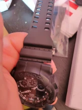 Pulsera de reloj de PU de alta calidad para hombre, pulsera de reloj para Casio G-SHOCK GA-110 GA-100, deportiva, resistente al agua, color rojo, 16mm