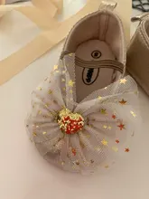 Zapatos de primeros pasos para bebés y niñas, calzado de tacón plano con lazo para fiesta, de princesa, atado a Cruz, para otoño y primavera