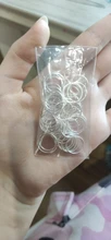 Clip Hoop Hair-Ring Braid-Tool Bead-Cuff Dreadlock Silver/rhodium 10mm 50pcs/Lot Circle