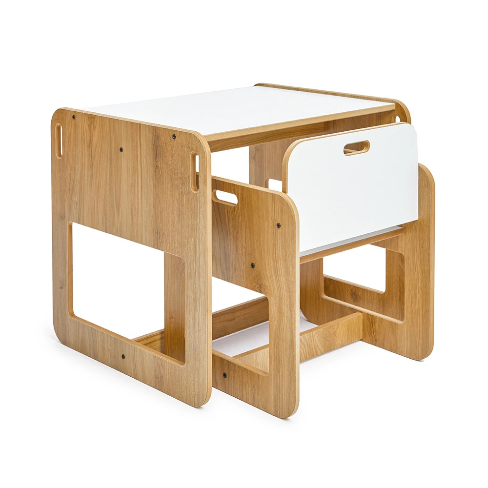 US $166.49 24 age Columbine Montessori table child table and chair set game working activity table children desk child furniture gift