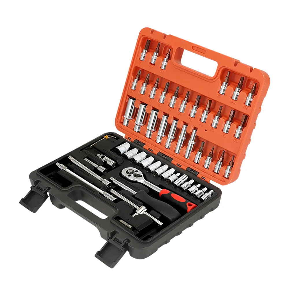SATAGOOD Bicycle repair tool kit 53 items Tool kit Tools Hand tool kit Auto repair tool Hand tool Car tool kit Auto tool