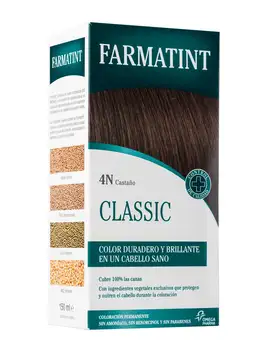 

Farmatint 4n Brown 135 ml covers gray hair and cares for your hair