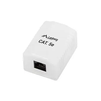 

Lanberg Wall rosette Ou5-0001-W 1 * Rj45 Cat.5E computer connectors networks