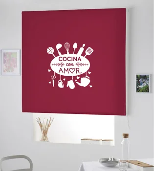 

Blind Iroa roll for kitchen/Kitchen with love 2 ROLLER BLINDS TRANSLUCENT! (NETWORK 100X175)
