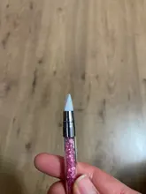 Pluma de pincel para arte de uñas, cabeza de silicona, grabado repujado, escultura hueca, herramientas de manicura acrílica, diamantes de imitación de cristal, 2 vías, 1 ud.