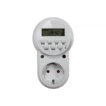 

Plug Electric Programmer Digital 8 Programs White 7hSevenOn Home
