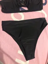 Conjunto de Bikini con estampado de leopardo para mujer, bañador Sexy de cintura alta con estampado de serpiente, traje de baño dividido con Tanga de banda de realce, ropa de baño brasileña 2021